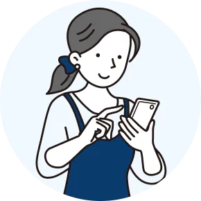お店の人の様子のアイコン